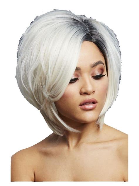 Smiffys Fever Savanna Wig True Blend Ice Blonde Ebay