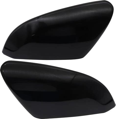 Priprilod Black Left Driver And Right Passenger Side Mirror Cap Cover Replace 76201