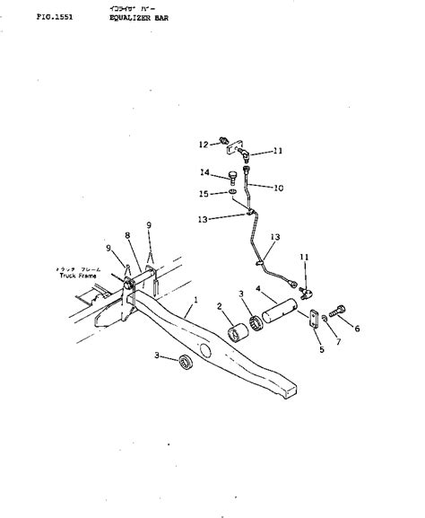 F Komatsu EQUALIZER BAR ASS Y P