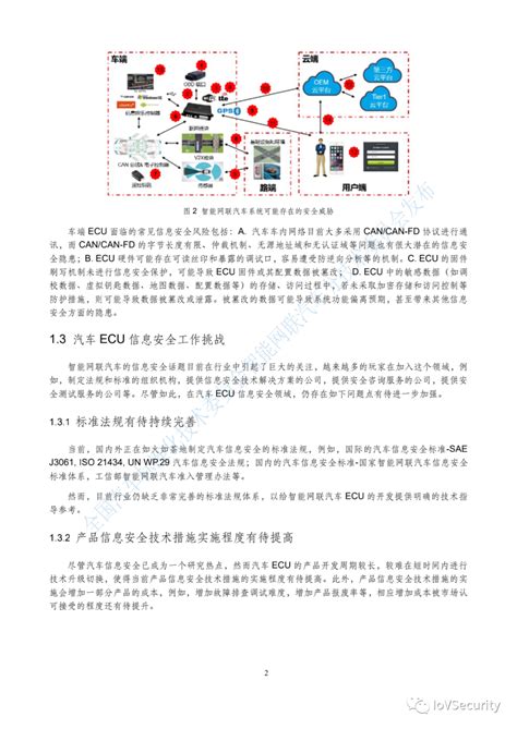 汽车电子控制单元（ecu）信息安全防护技术介绍 电子发烧友网