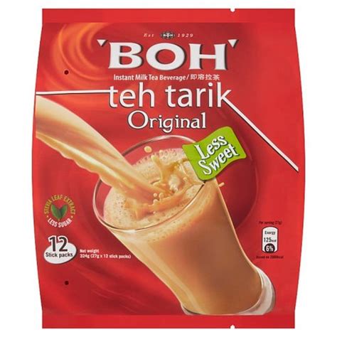 Jual BOH Teh Tarik Original Less Sugar 12 Sachet Shopee Indonesia