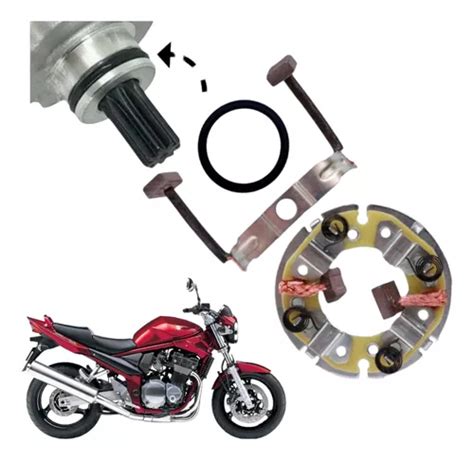 Kit Reparo Escova Motor Partida Arranque Suzuki Bandit 1200