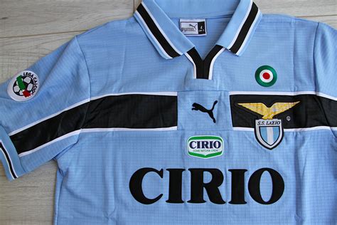 Koszulka Pi Karska Lazio Rzym Retro Home Puma Veron Lazio