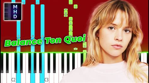 Angèle Balance Ton Quoi Piano Tutorial Easy YouTube