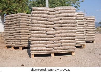 Cement Bags Placed On Pallets Stored Stock Photo Shutterstock