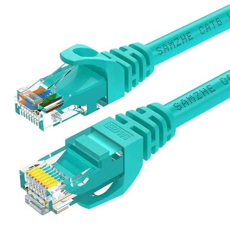 Panduit 2FT Cat6 Snagless Unshielded (UTP) Pure Bare Copper Patch Cable 550MHz — Green (5-Pack) (UTPSP-C6-UTP-2FT-GN-5PK)