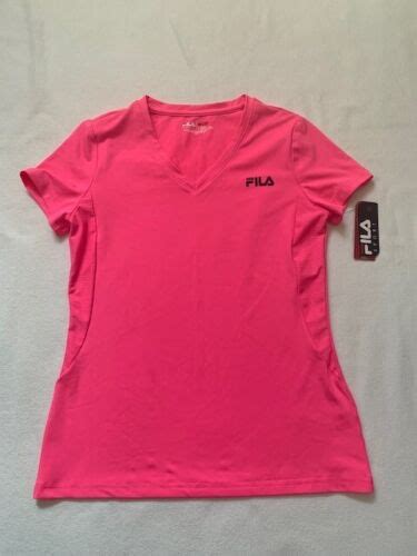 Nwt Fila Sport Active Girls Pink Live In Motion Wicking Tee Top Shirt Xl 16 Ebay