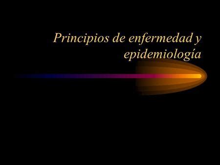 Epidemiología de enfermedades transmisibles ppt descargar