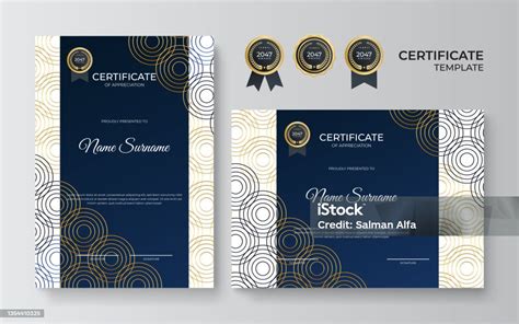 Gold Certificate Borders Templates