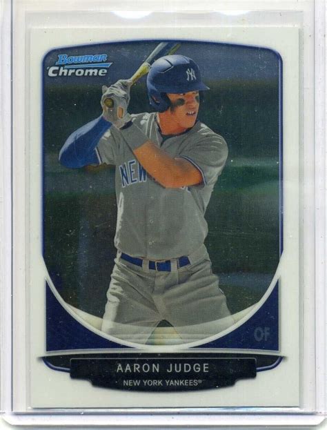 Aaron Judge St Bowman Chrome Draft Picks Rookie Card Rc Roy Mint