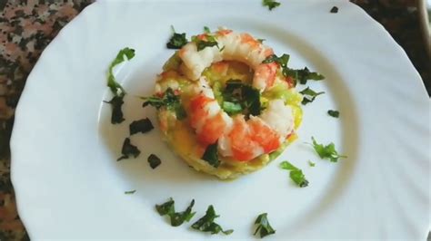 Tartar De Gambas Con Mango Y Aguacate Youtube