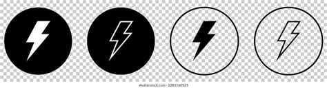 Flash Lightning Bolt Icons Vector Illustration Stock Vector (Royalty Free) 2281160525 | Shutterstock