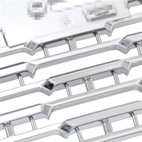 Chrome Front Upper Grille Mesh Grill For Gmc Yukon Yukon Xl Denali