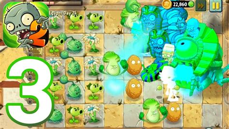 Plants Vs Zombies Gameplay Walkthrough Part Ancient Egypt Day