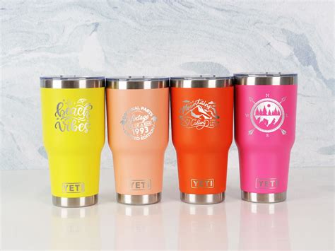 Personalized Yeti Tumbler20 Oz Custom Yeti Tumblerpink Yeti Etsy