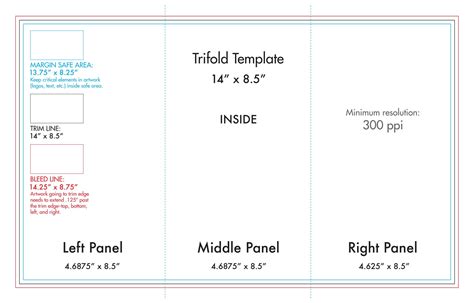 4 Panel Brochure Template Indesign