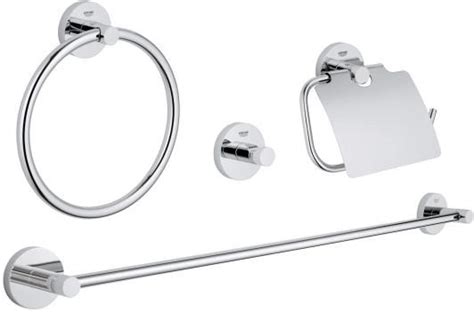 Grohe Essentials Bathroom Set 4 In 1 Chrome 40776001 Au Meilleur Prix