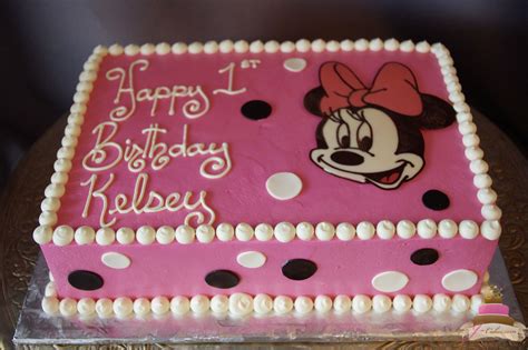 Minnie Mouse Sheet Cake