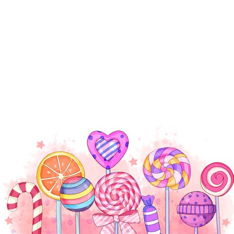 Candy Heart Watercolor Png Picture Candy Pink Hearts Decorative