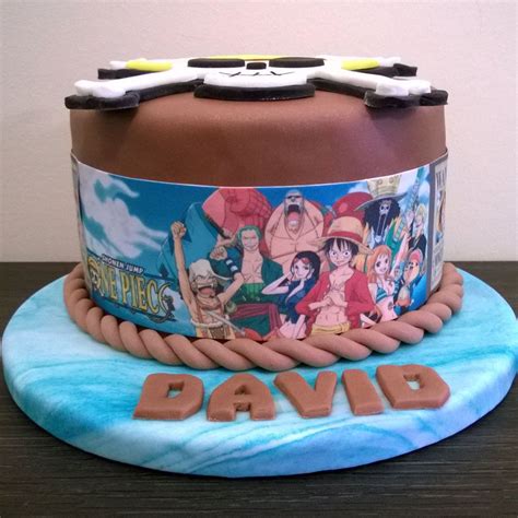 Tarta de One Piece Thecookiesbox Repostería creativa Tartas Torta