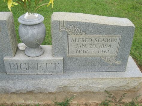 Alfred Seabon Pickett Find A Grave Memorial