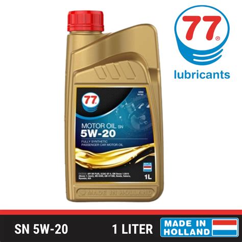 Jual OLI MESIN 77 LUBRICANTS SN 5W 20 1 LITER Kota Bekasi Point