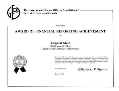 Lca Honored With Excellence In Financial Reporting Award Lehigh