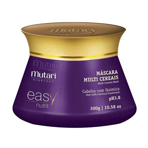 Máscara Easy Nutrit Força E Brilho Mutari 300g Máscara Capilar