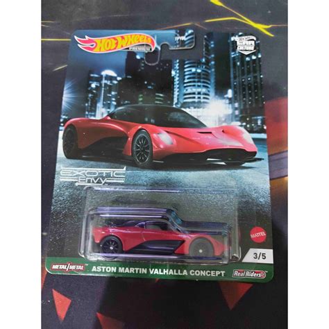 Hot Wheels Premium Aston Martin Valhalla Concept Exotic Envy Car