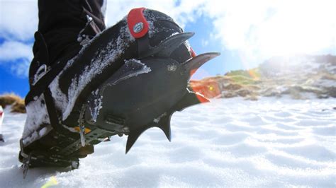 How to use crampons – and when you need them