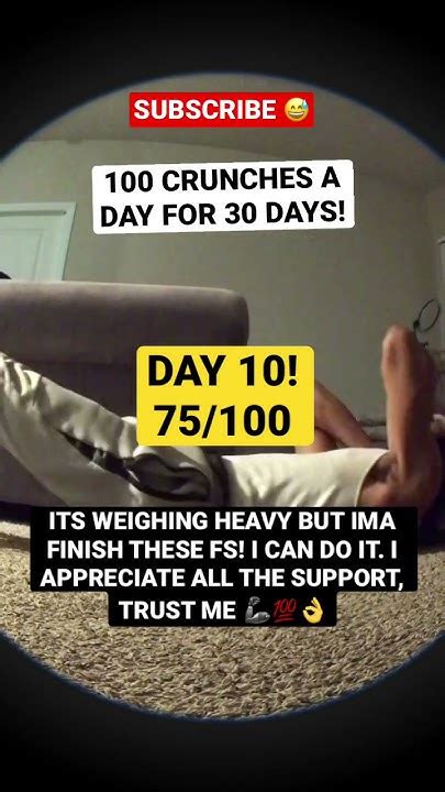 100 Crunches A Day For 30 Days Day 10 75 Youtube