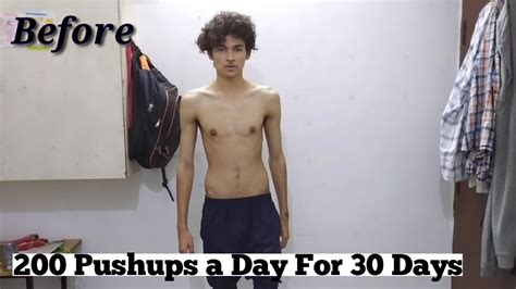 200 Pushups A Day For 30 Days Natural Body Transformation Challenge