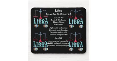 Libra Birth Sign Zodiac Mouse Pad | Zazzle