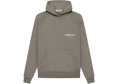 Fear Of God Essentials Hoodie Desert Taupe Mens Ss22 Us