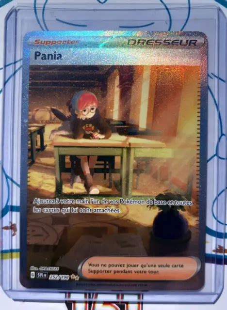 CARTE POKÉMON FULL ART Dresseur Pania 252 198 Écarlate et Violet EV01