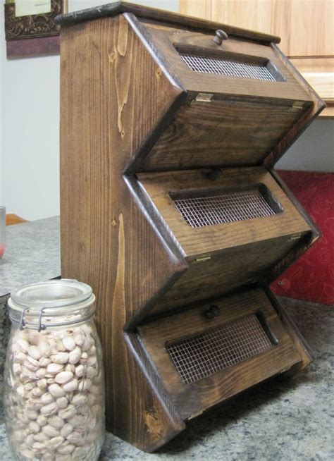 Rustic Vegetable Bin Storage Cupboard By Dlightfuldesigns On Etsy