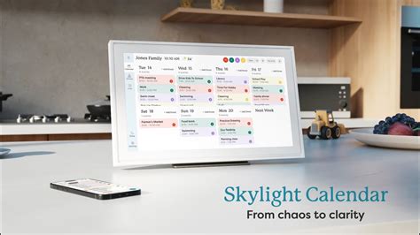 Skylight Calendar The Smart Touchscreen Calendar And Organizer Making