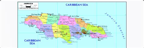 Map of Jamaica by Parishes. | Download Scientific Diagram