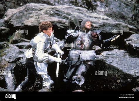 EXCALIBUR NICHOLAS CLAY as Lancelot, NIGEL TERRY as King Arthur Stock ...