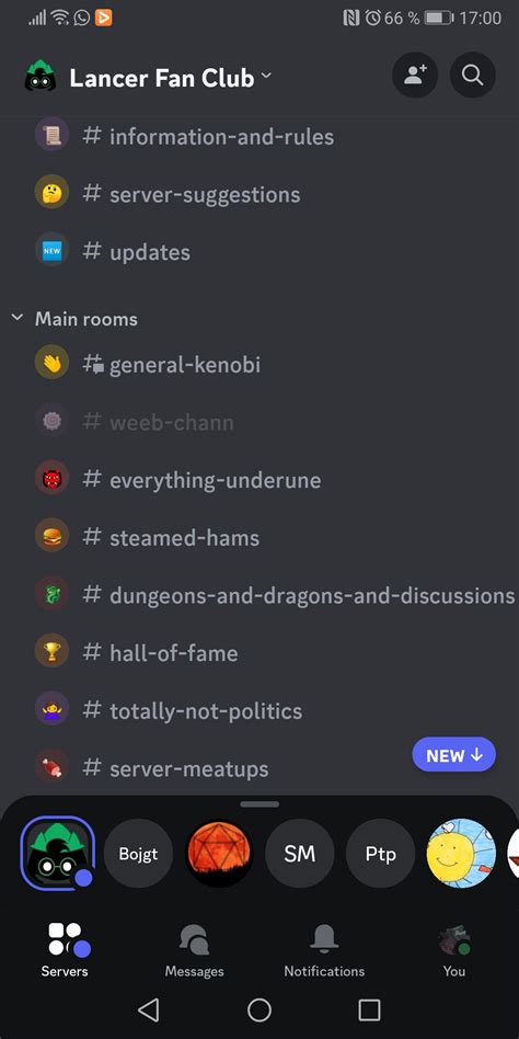 Channel icons on the new mobile UI : r/discordapp