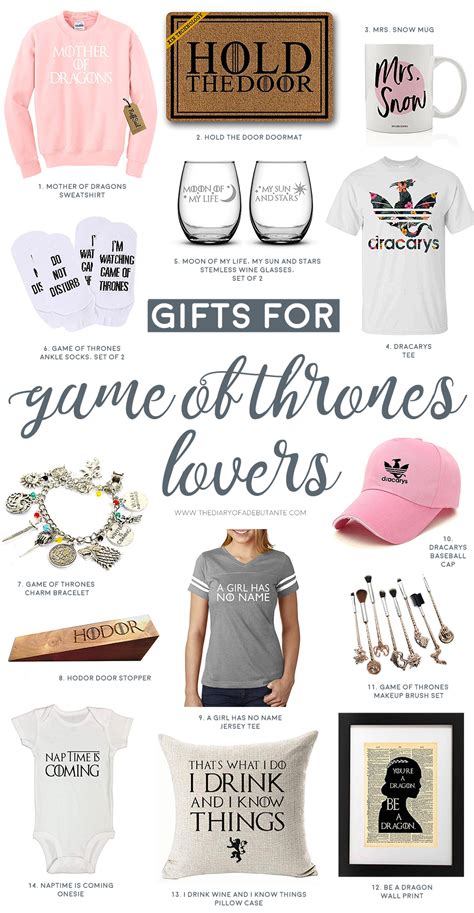 14+ Perfect Gifts for Game of Thrones Fans | Diary of a Debutante ...