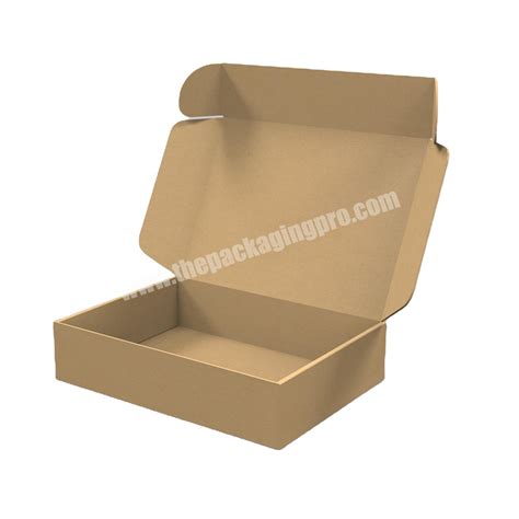 Cheap Factory Eco Friendly Corrugated Kraft Paper Mailer Box Shoes