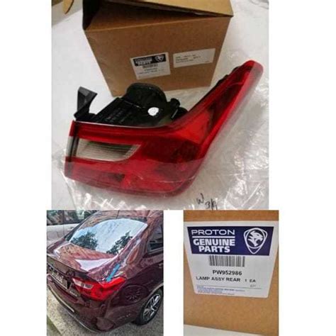 ORIGINAL PROTON SAGA VVT 2016 2021 TAIL LAMP LH RH ASSY LAMPU