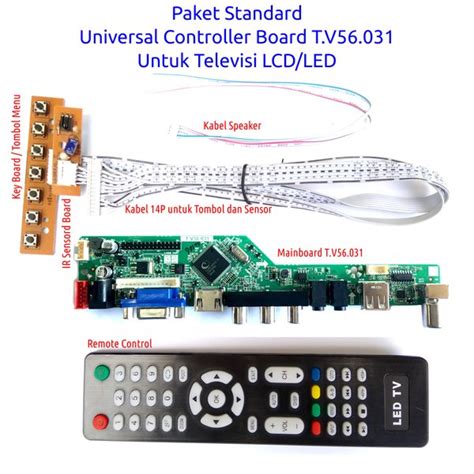 Jual PAKET PANEL MONITOR Mesin Universal LCD LED TV Board SKR 03