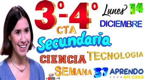 Ct Ro To Semana Aprendo En Casa Secundaria Ciencia Y Tecnologia