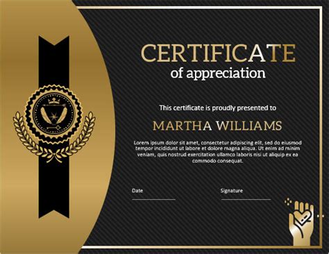 Volunteer Certificate Of Appreciation