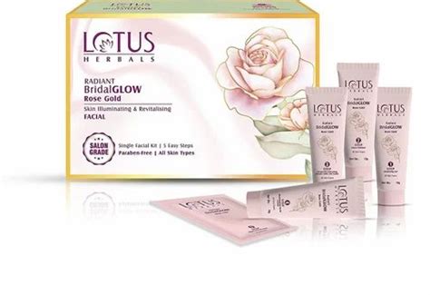 Minerals Cream Lotus Radiant Bridal Rose Glow Facial Kit For Face Packaging Size 160g At Rs