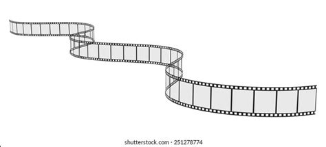 Vector Film Strip Stock Vector (Royalty Free) 251278774 | Shutterstock