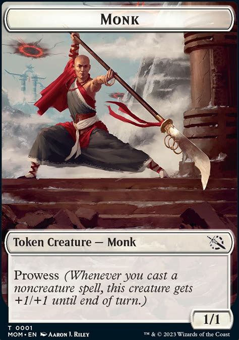 Monk Token March Of The Machine Standard Card Kingdom