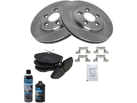 Trq 78gn61h Rear Brake Pad And Rotor Kit Fits 2004 2005 Jaguar Xj8 Ebay